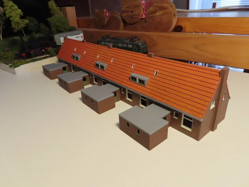 Mô hình nhà kiểu Hà Lan tỷ lệ 1:87 H0 - Nijverheid 3 - Image 4