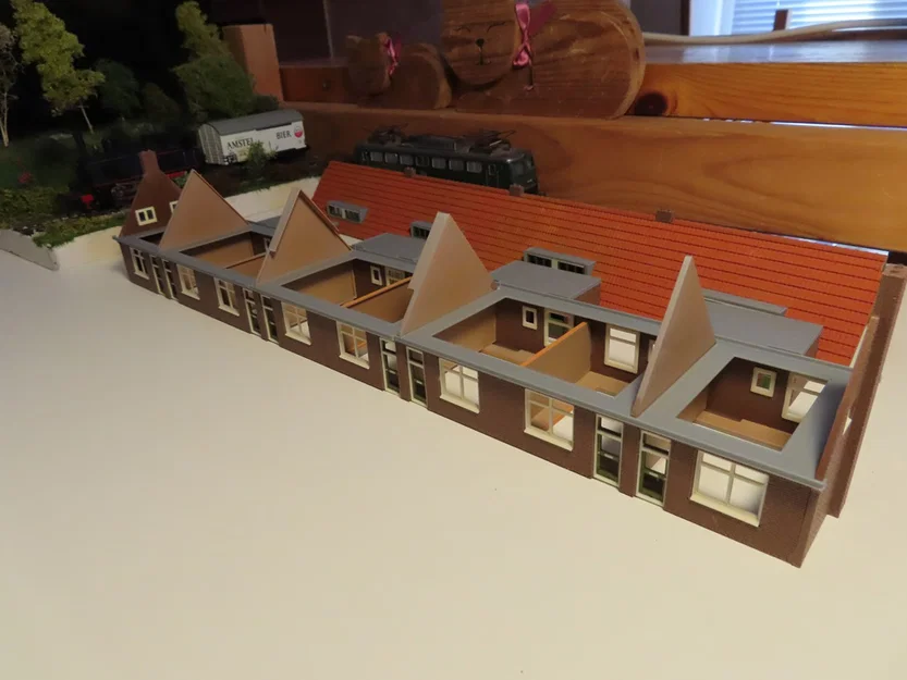 Mô hình nhà kiểu Hà Lan tỷ lệ 1:87 H0 - Nijverheid 3 - Image 5