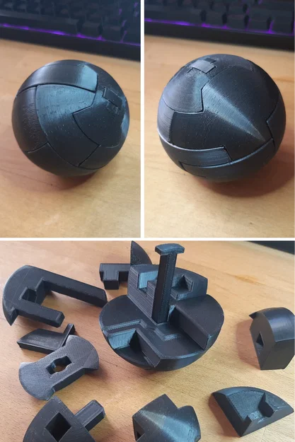Quả cầu xếp hình 3D (3D Puzzle Sphere) - Image 1