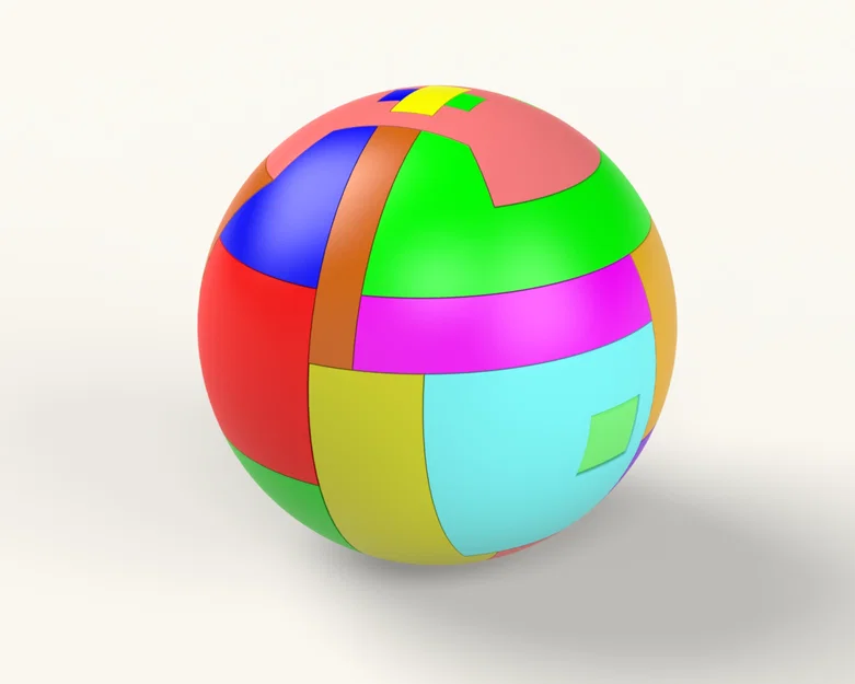 Quả cầu xếp hình 3D (3D Puzzle Sphere) - Image 3
