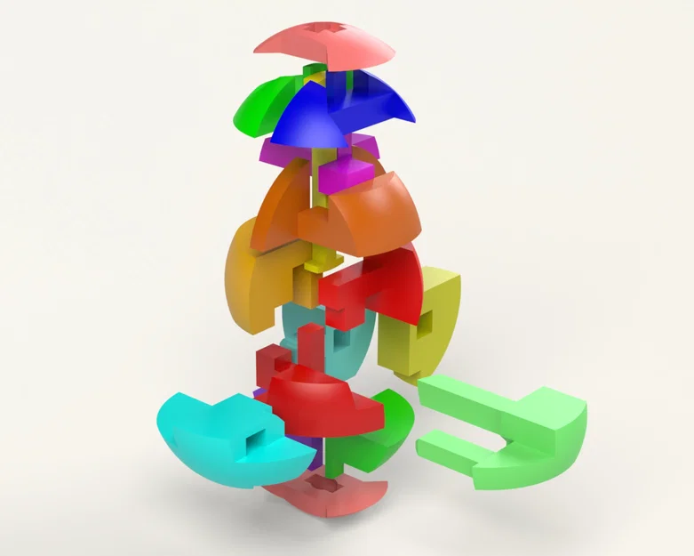 Quả cầu xếp hình 3D (3D Puzzle Sphere) - Image 4