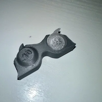 Mô hình kiểm tra độ dung sai (Tolerance Test) 0.1mm - 0.15mm