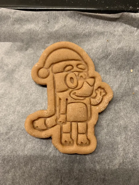 Khuôn cắt bánh quy Giáng sinh Bluey - Image 3