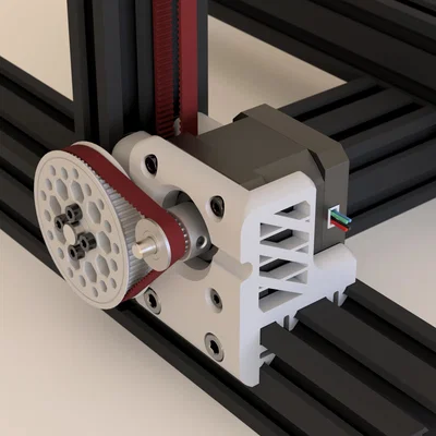 Belted Ender by squirrelf - Nâng cấp hệ thống truyền động dây đai cho Ender 3