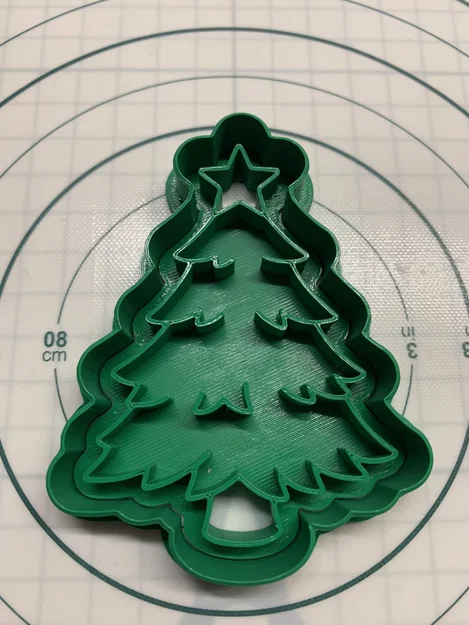 Khuôn cắt bánh quy hình cây thông Noel - Image 3