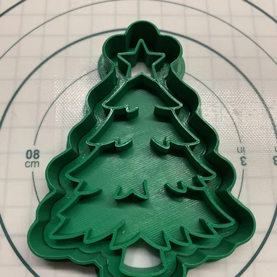 Khuôn cắt bánh quy hình cây thông Noel