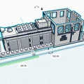Mô hình đầu máy xe lửa LEGO Locomotive LDM 12 MALAXA in 3D - Thumbnail 4