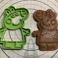 Khuôn cắt bánh quy hình Peppa Pig - Thumbnail 1