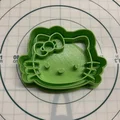 Khuôn cắt bánh quy hình đầu Hello Kitty - Thumbnail 2