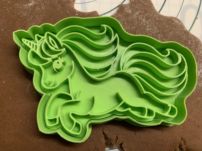 Khuôn cắt bánh quy hình kỳ lân (Unicorn) - Image 2