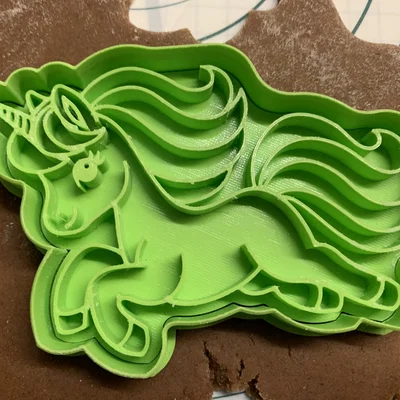 Khuôn cắt bánh quy hình kỳ lân (Unicorn)