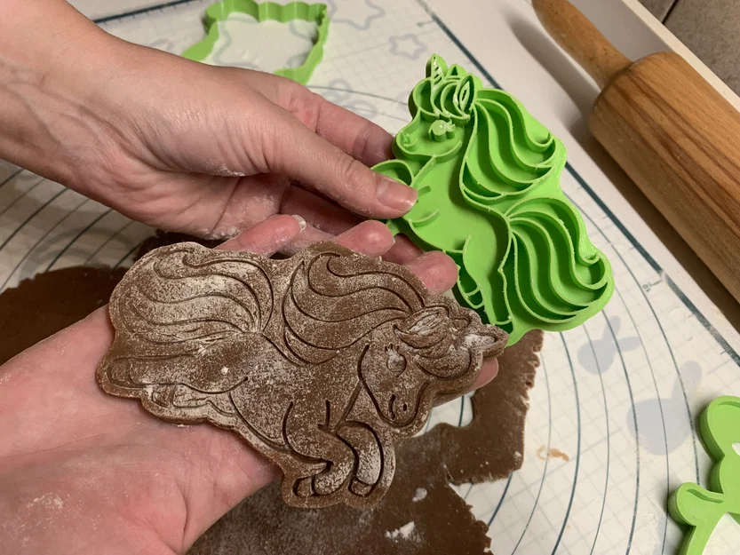 Khuôn cắt bánh quy hình kỳ lân (Unicorn) - Image 5