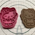 Khuôn cắt bánh quy hình Hello Kitty - Thumbnail 1