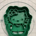 Khuôn cắt bánh quy hình Hello Kitty - Thumbnail 2