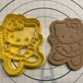 Khuôn cắt bánh quy Hello Kitty Vũ công ba lê - Thumbnail 1