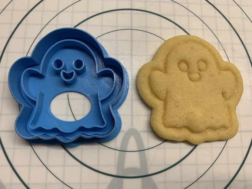 Khuôn cắt bánh quy hình con ma - Image 1