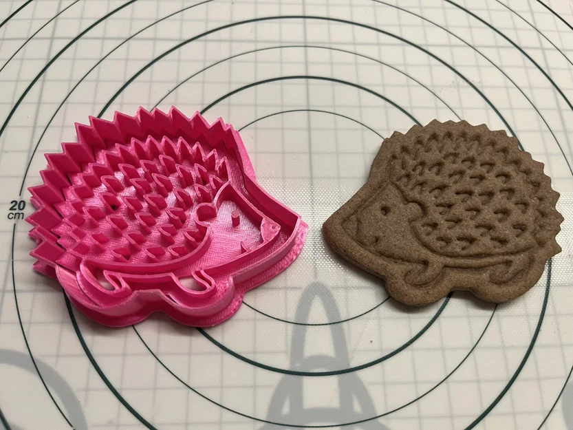 Khuôn cắt bánh quy hình con nhím - Image 1