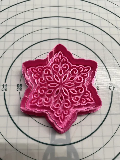 Khuôn cắt bánh quy hình bông tuyết 2 - Image 2