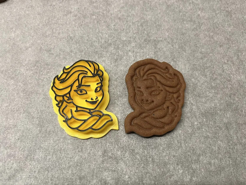 Khuôn cắt bánh quy Elsa - Image 3