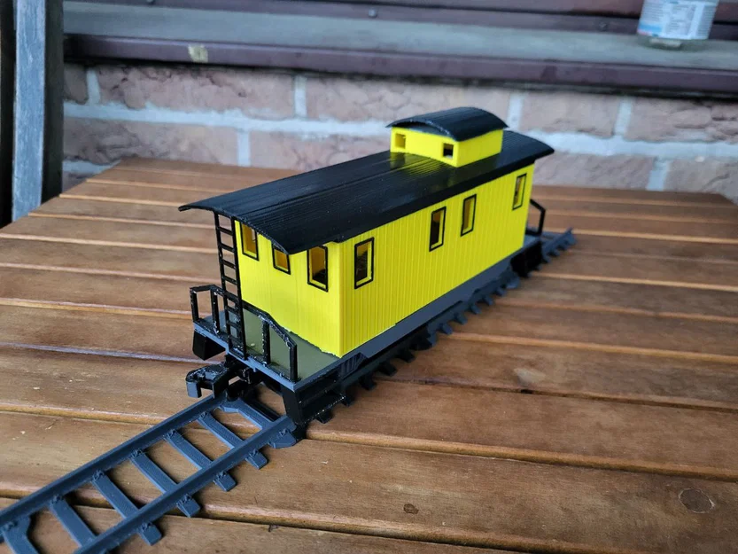 Toa tàu Caboose O Gauge tương thích với hệ thống OS Railway - Image 1