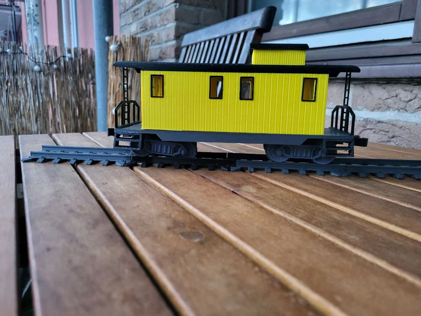 Toa tàu Caboose O Gauge tương thích với hệ thống OS Railway - Image 2