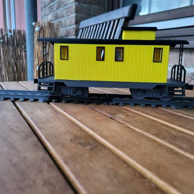 Toa tàu Caboose O Gauge tương thích với hệ thống OS Railway