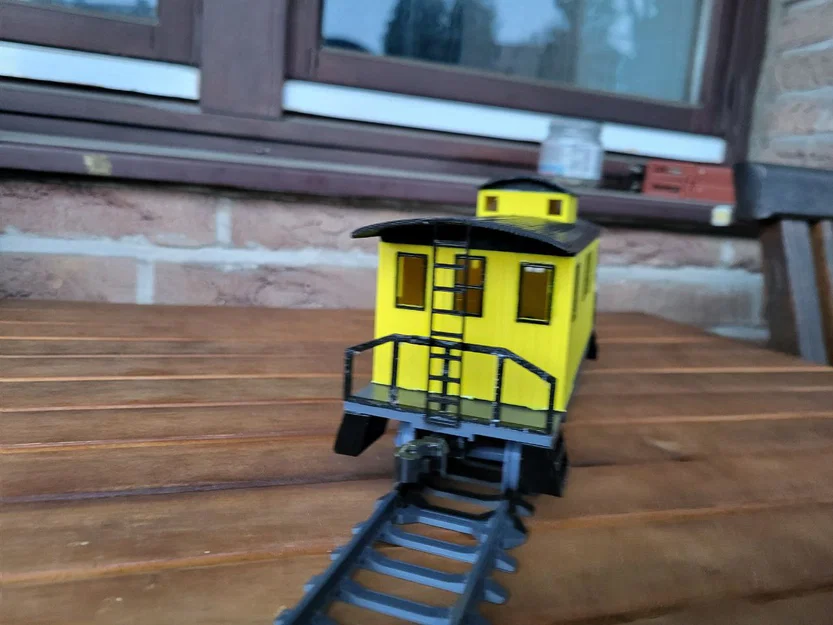 Toa tàu Caboose O Gauge tương thích với hệ thống OS Railway - Image 3