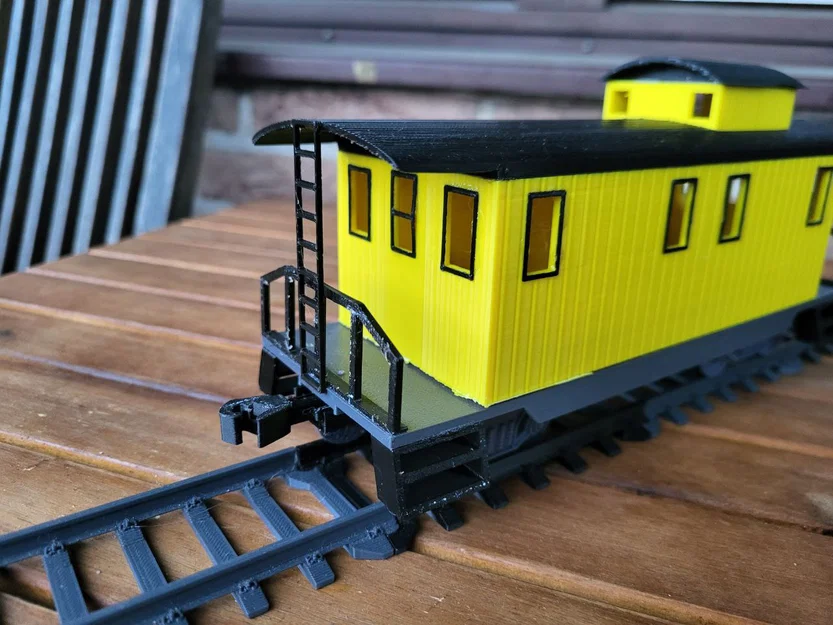 Toa tàu Caboose O Gauge tương thích với hệ thống OS Railway - Image 4