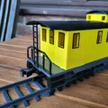 Toa tàu Caboose O Gauge tương thích với hệ thống OS Railway - Thumbnail 4
