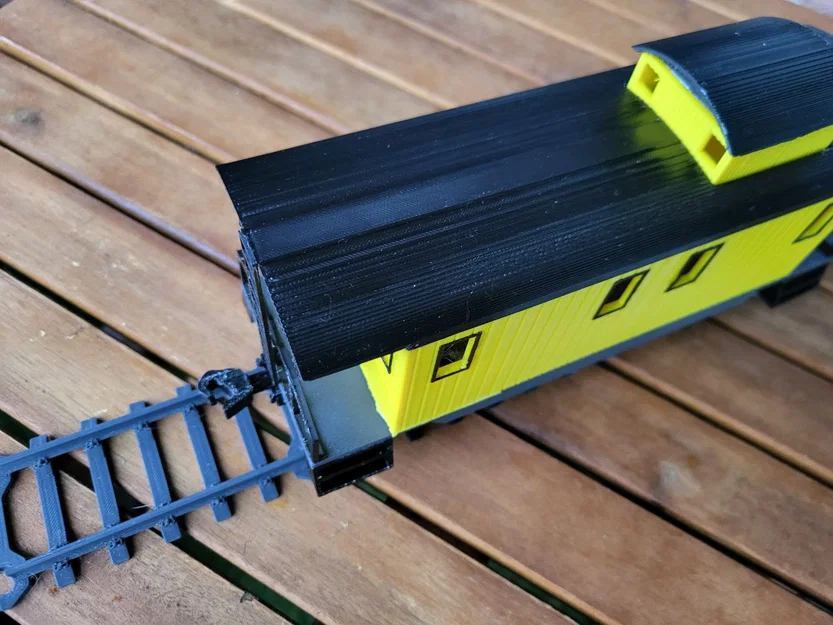 Toa tàu Caboose O Gauge tương thích với hệ thống OS Railway - Image 5