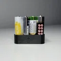 Khay đựng pin AA 3D gọn gàng, tiện lợi và dễ in - Thumbnail 3