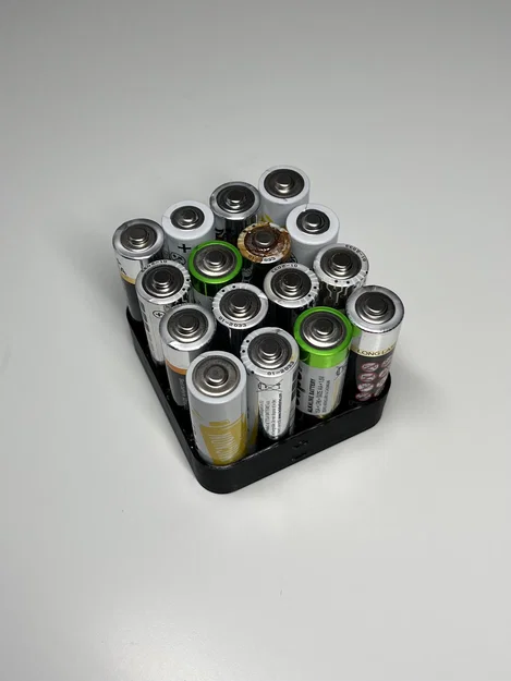 Khay đựng pin AA 3D gọn gàng, tiện lợi và dễ in - Image 4