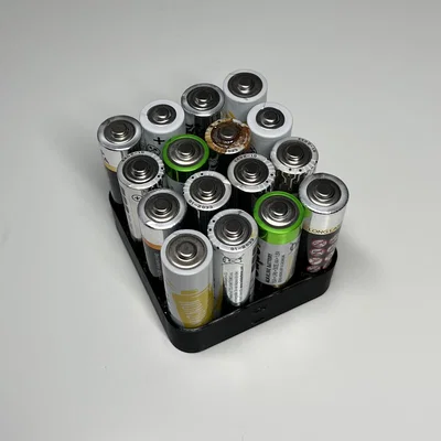 Khay đựng pin AA 3D gọn gàng, tiện lợi và dễ in