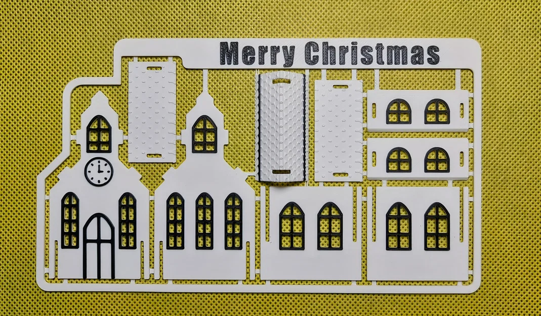 Thiệp Giáng Sinh kèm Mô hình Nhà thờ Nhỏ dạng Puzzle - Image 4