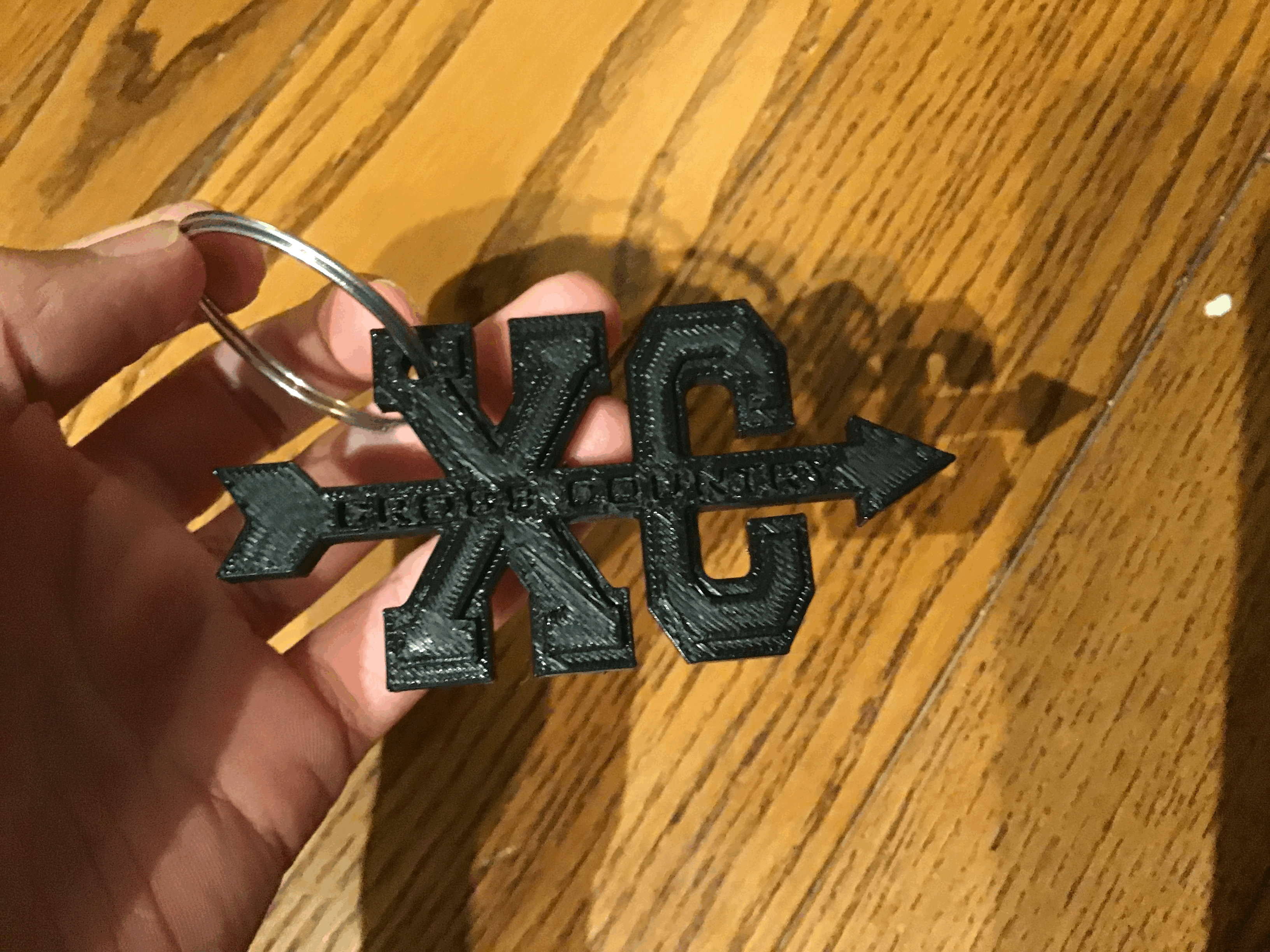 Móc khóa logo XC (Cross Country) - Image 1