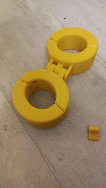 Còng tay có khớp nối, in liền khối (print in place) - Image 2