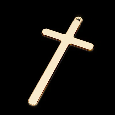 Mẫu mặt dây chuyền thánh giá 3D tinh tế (Cross)