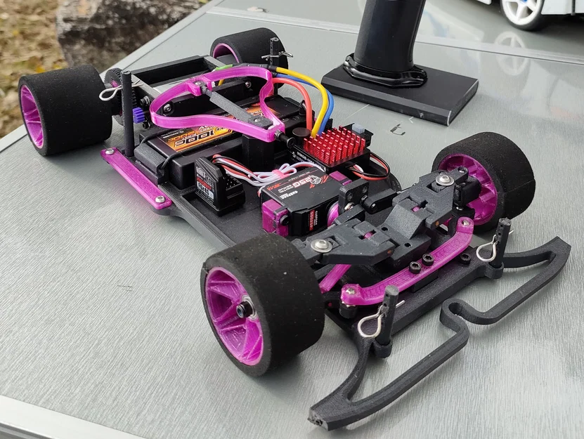 Xe đua điều khiển từ xa 1/12 EP (Pan car) tự thiết kế - Image 1