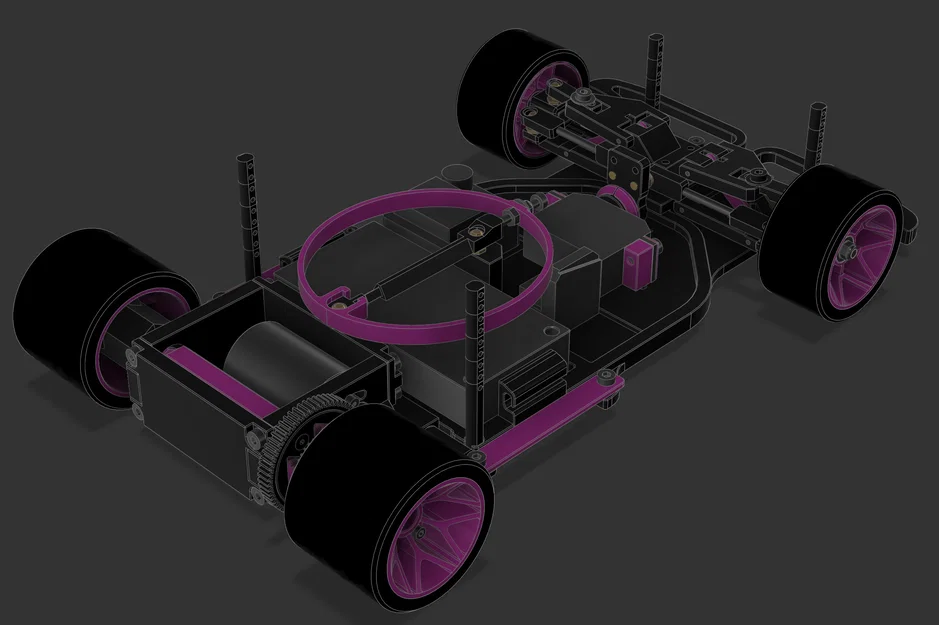 Xe đua điều khiển từ xa 1/12 EP (Pan car) tự thiết kế - Image 3