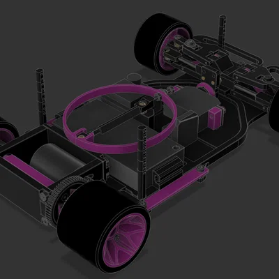 Xe đua điều khiển từ xa 1/12 EP (Pan car) tự thiết kế