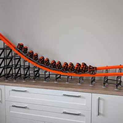 Hybrid Coaster - Curved Valley (Đường ray mô hình lượn siêu tốc)