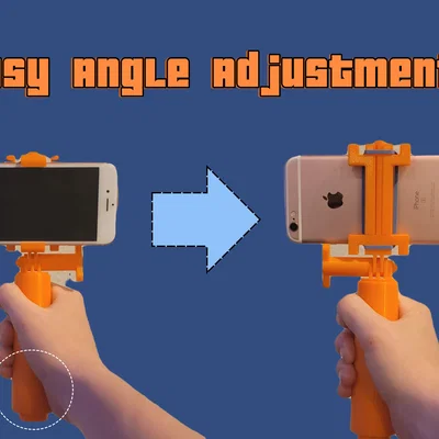 Gậy Chụp Ảnh Selfie Gấp Gọn Print-in-Place v3