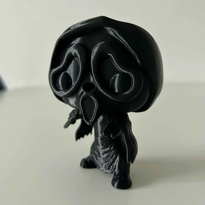 Mô hình Ghostface phong cách Funko (Scream) in 3D cực dễ thương