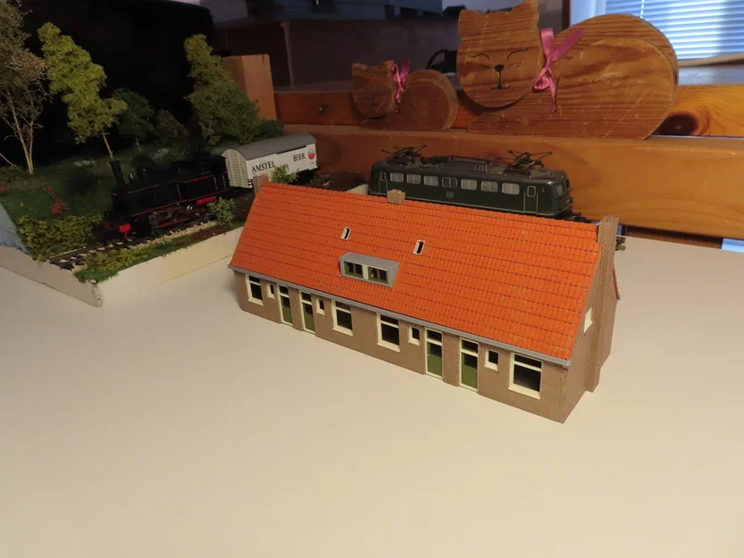 Nhà kiểu Hà Lan tỉ lệ 1:87 H0 - Nijverheid 1 - Image 4