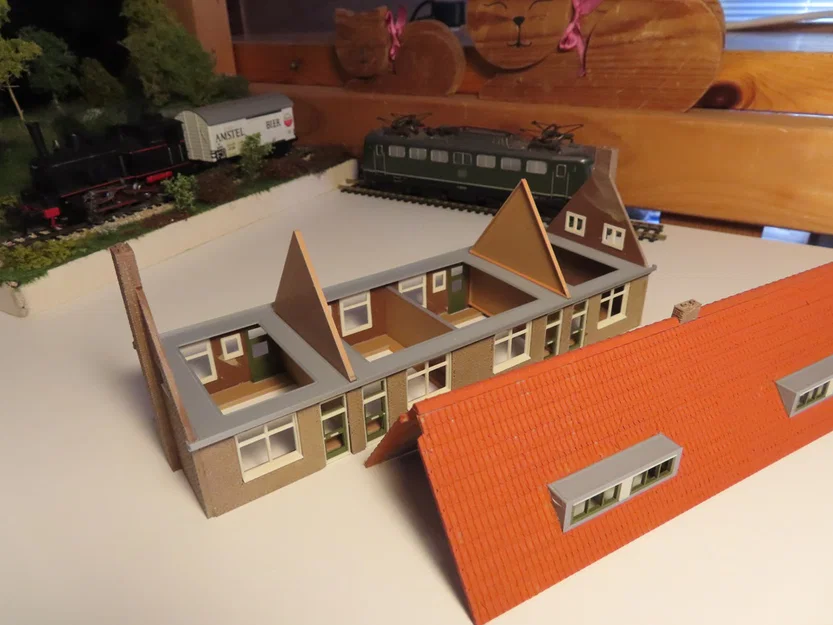 Nhà kiểu Hà Lan tỉ lệ 1:87 H0 - Nijverheid 1 - Image 5