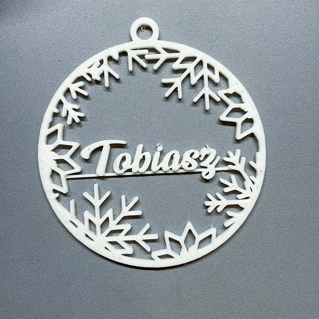 Đồ trang trí Giáng sinh hình bông tuyết - Tên tiếng Ba Lan (bombka) - Image 3