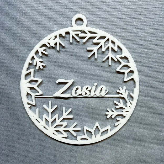 Đồ trang trí Giáng sinh hình bông tuyết - Tên tiếng Ba Lan (bombka) - Image 5