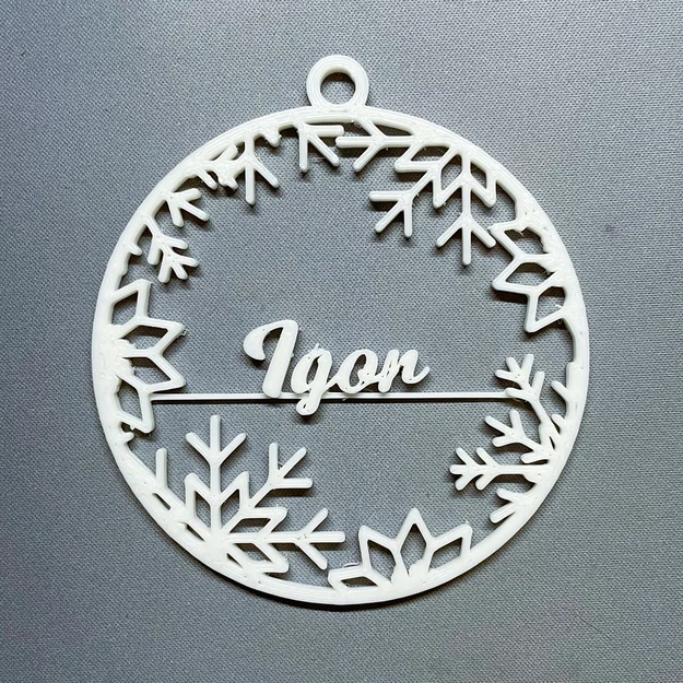 Đồ trang trí Giáng sinh hình bông tuyết - Tên tiếng Ba Lan (bombka) - Image 6