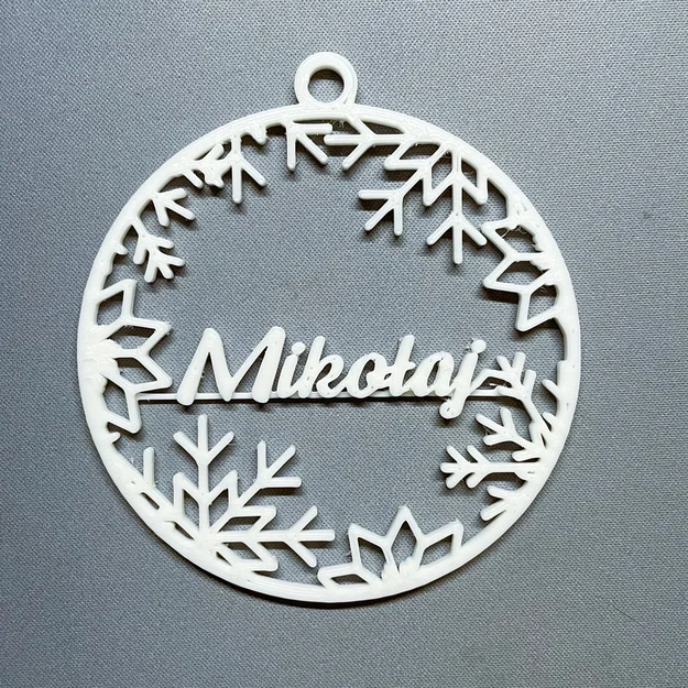 Đồ trang trí Giáng sinh hình bông tuyết - Tên tiếng Ba Lan (bombka) - Image 7