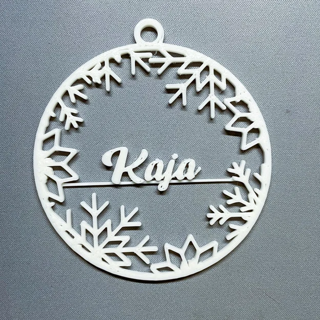 Đồ trang trí Giáng sinh hình bông tuyết - Tên tiếng Ba Lan (bombka) - Image 8